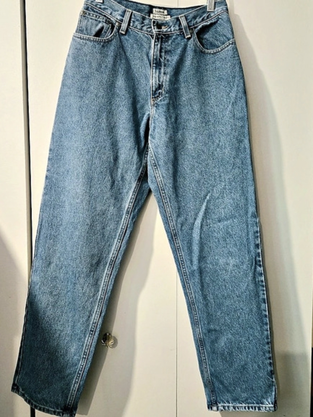 Vintage L.L. Bean High Rise Relaxed Jeans Size 8 Reg Medium Wash Mom Jean